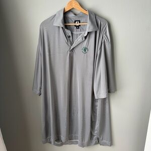 Footjoy FJ Golf Polo‎ Shirt Men's Size XXL stripped- Michigan State Spartans